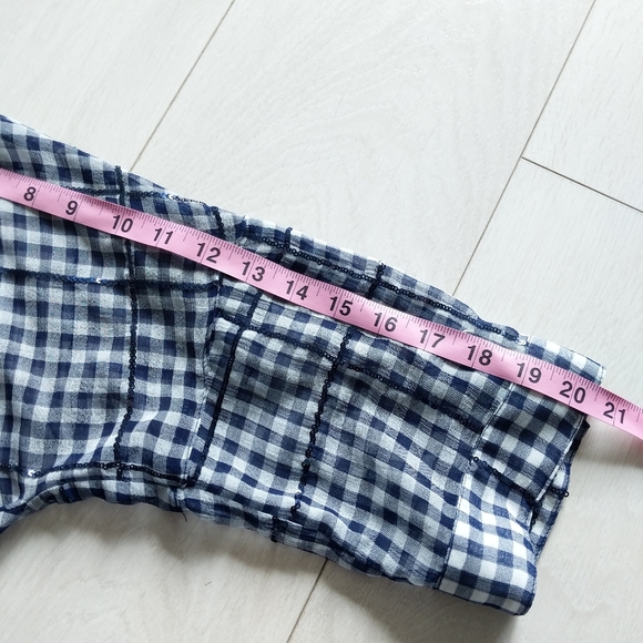 Zara Sheer Gingham Dress - Picture 10 of 12